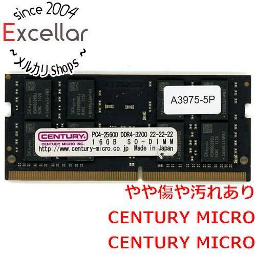 bn:12] CENTURY MICRO デスクトップ用 DDR4 PC4-3200 PC4-25600 16GB