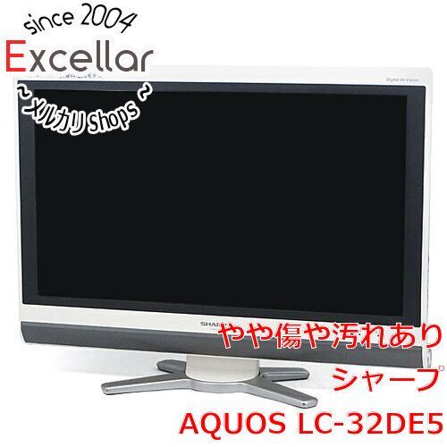 [bn:14] SHARP　32V型 液晶テレビ AQUOS LC-32DE5-W　ホワイト　日焼け