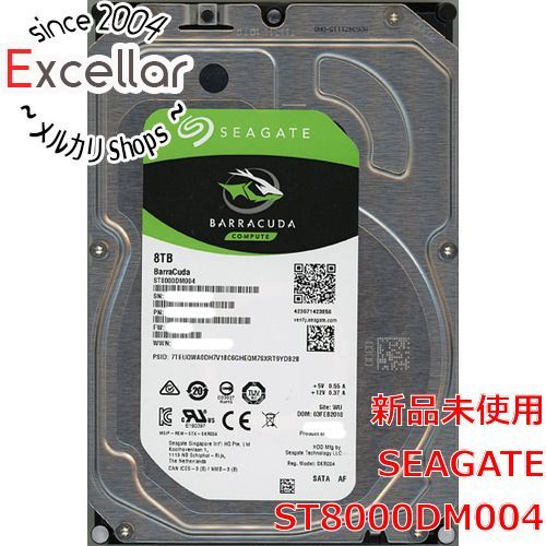 PCパーツ ST8000DM004 Seagate HDD 8TB (ゼロ書込消去済)③