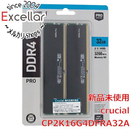 [bn:9] crucial　デスクトップ用 CP2K16G4DFRA32A　DDR4 PC4-25600 16GB 2枚組