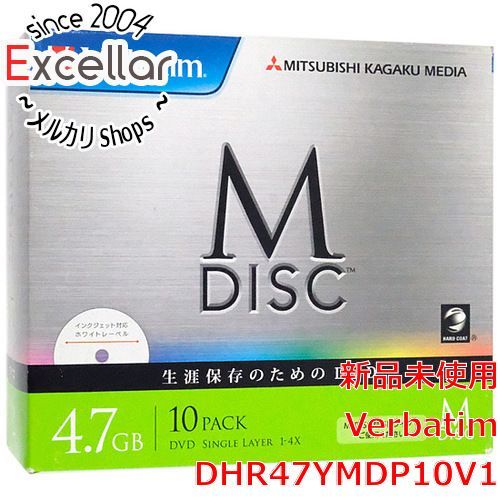 [bn:16] 【新品訳あり(箱きず・やぶれ)】 Verbatim　DHR47YMDP10V1　DVD-R 4倍速 10枚組