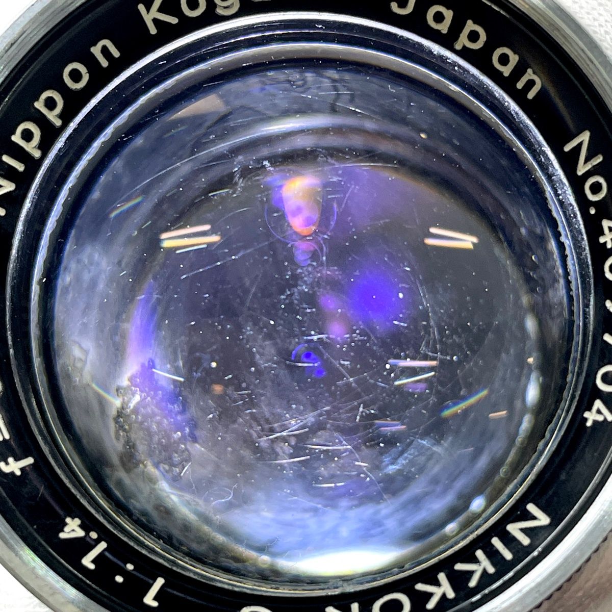 ニコン Nikon NIKKOR-S 50mm F1.4 5cm ブラック Sマウント レンジファインダーカメラ用レンズ 【中古】