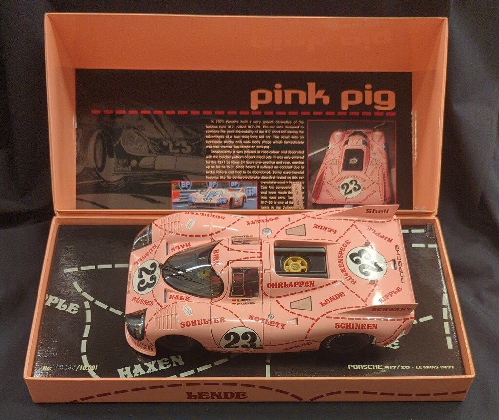 ミニチャンプス 1/18 PORSHCE917 PINKPIG LE MANS 1971 18671692