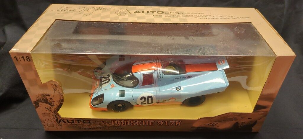 AUTOart 1/18 STEVE McQUEEN COLLECTION PORSCHE 917K STEVE MCQUEEN 1970 #20 80030