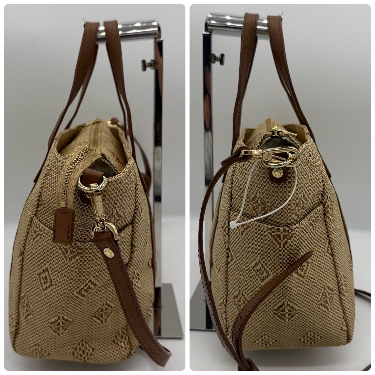 ラシット russet 2WAY トート ショルダーバッグ ベージュ 美品 - メルカリ