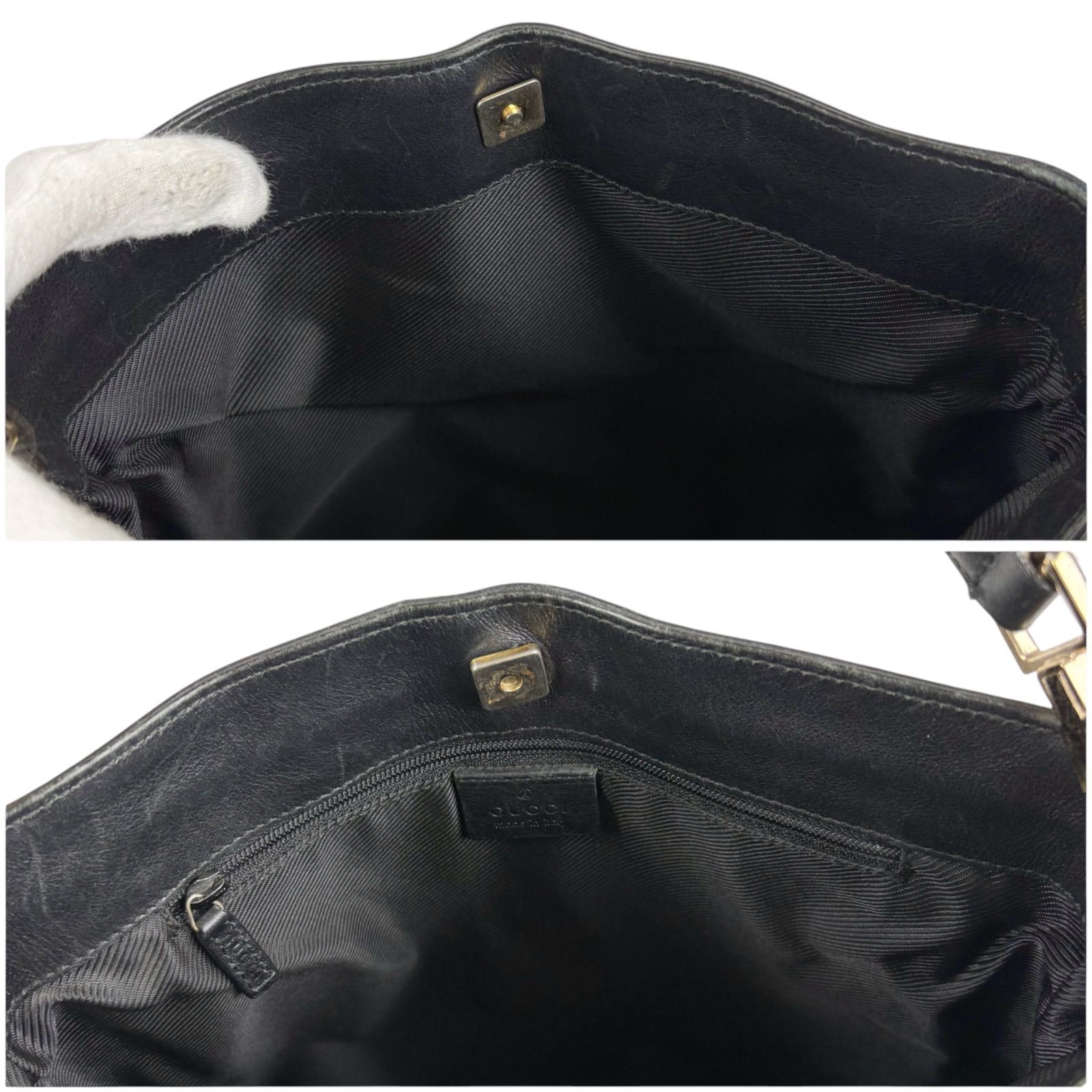 グッチ GUCCI GGキャンバス ワンショルダーバッグ ホーボーバッグ