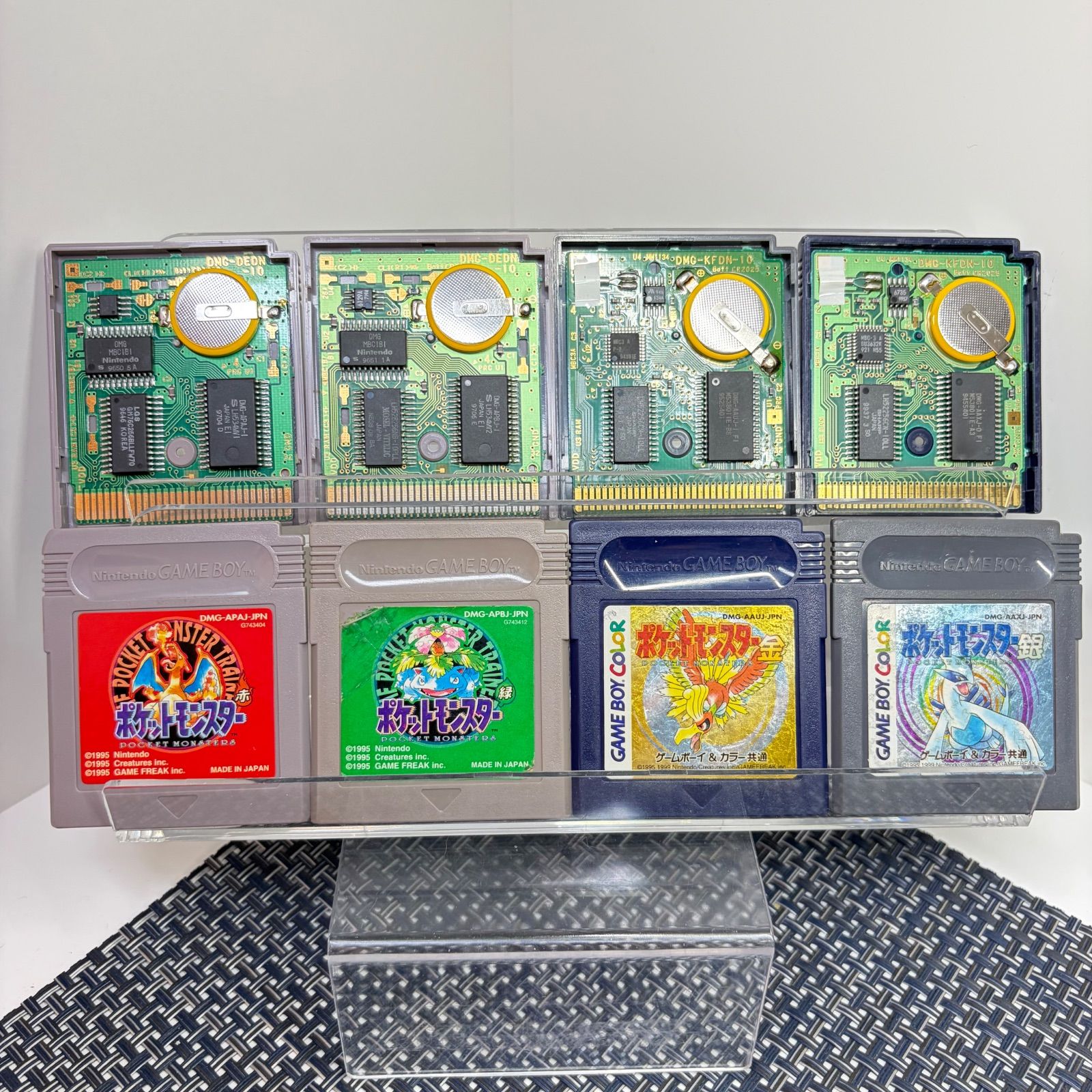 【新品電池交換済】GB ポケットモンスター ポケモン レッド グリーン ゴールド シルバー 赤 緑 金 銀 ゲームボーイ a