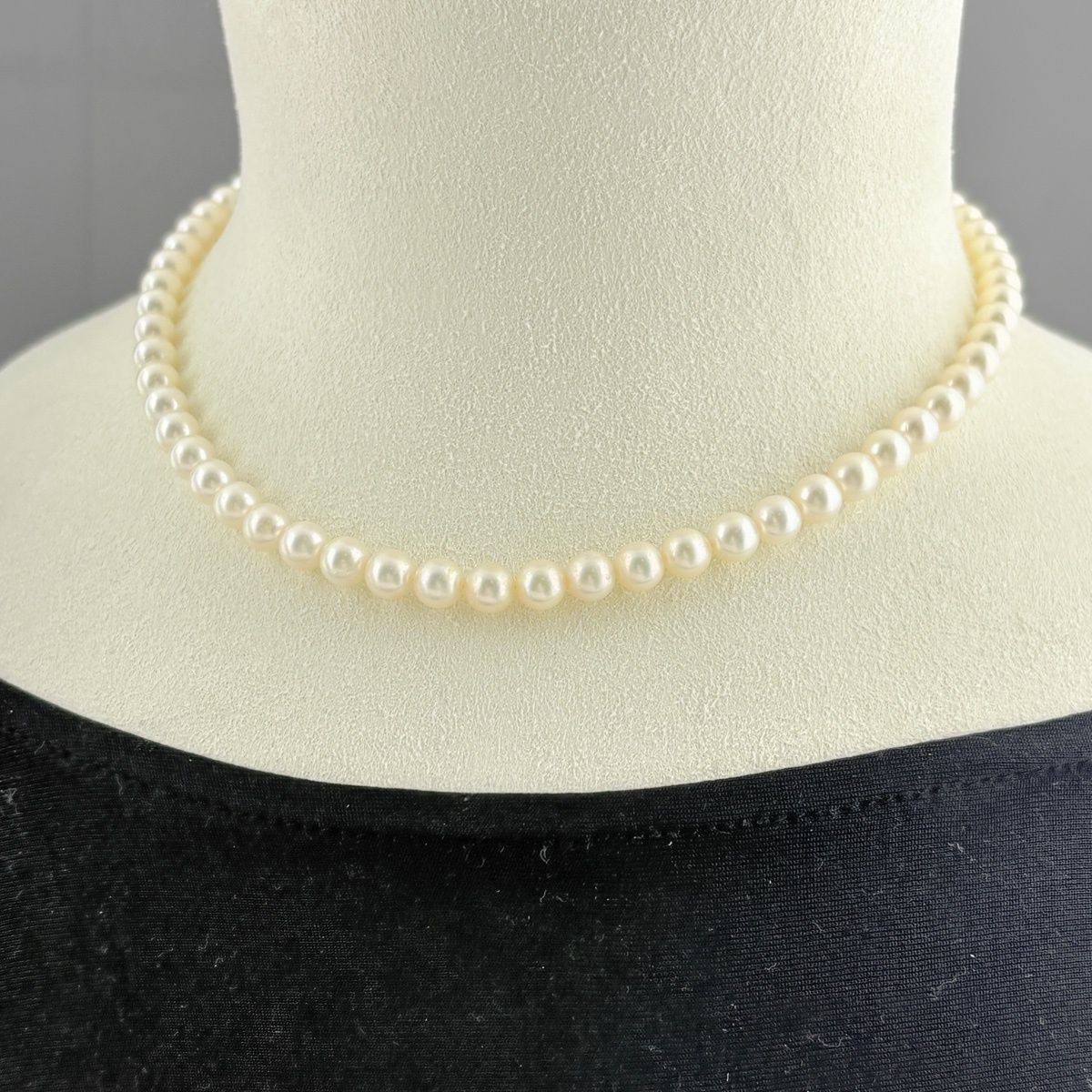 ミキモト MIKIMOTO パール ネックレス SV シルバー 真珠 ネックレス SV 
