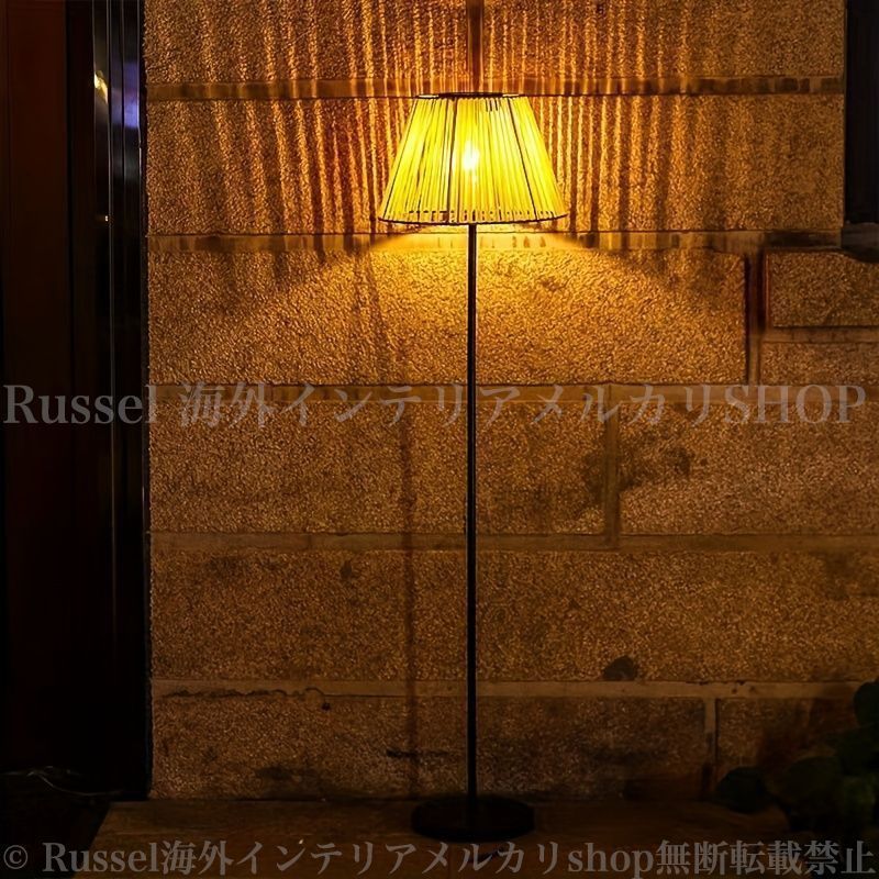 ソーラーライト スタンド 和風 おしゃれ かわいい インテリア フロア ランプ ガーデン ライト 室内 屋外 自動点灯 防水 エコ eco 庭 4-7