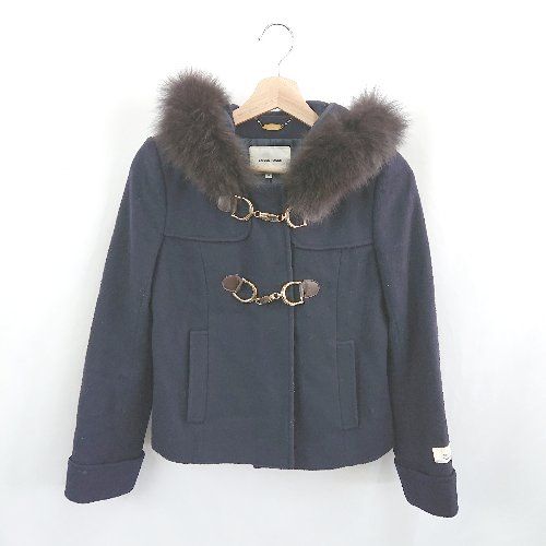 ◇ LAISSEPASSE レッセパッセ ファー素材 大人可愛い 長袖 コート 
