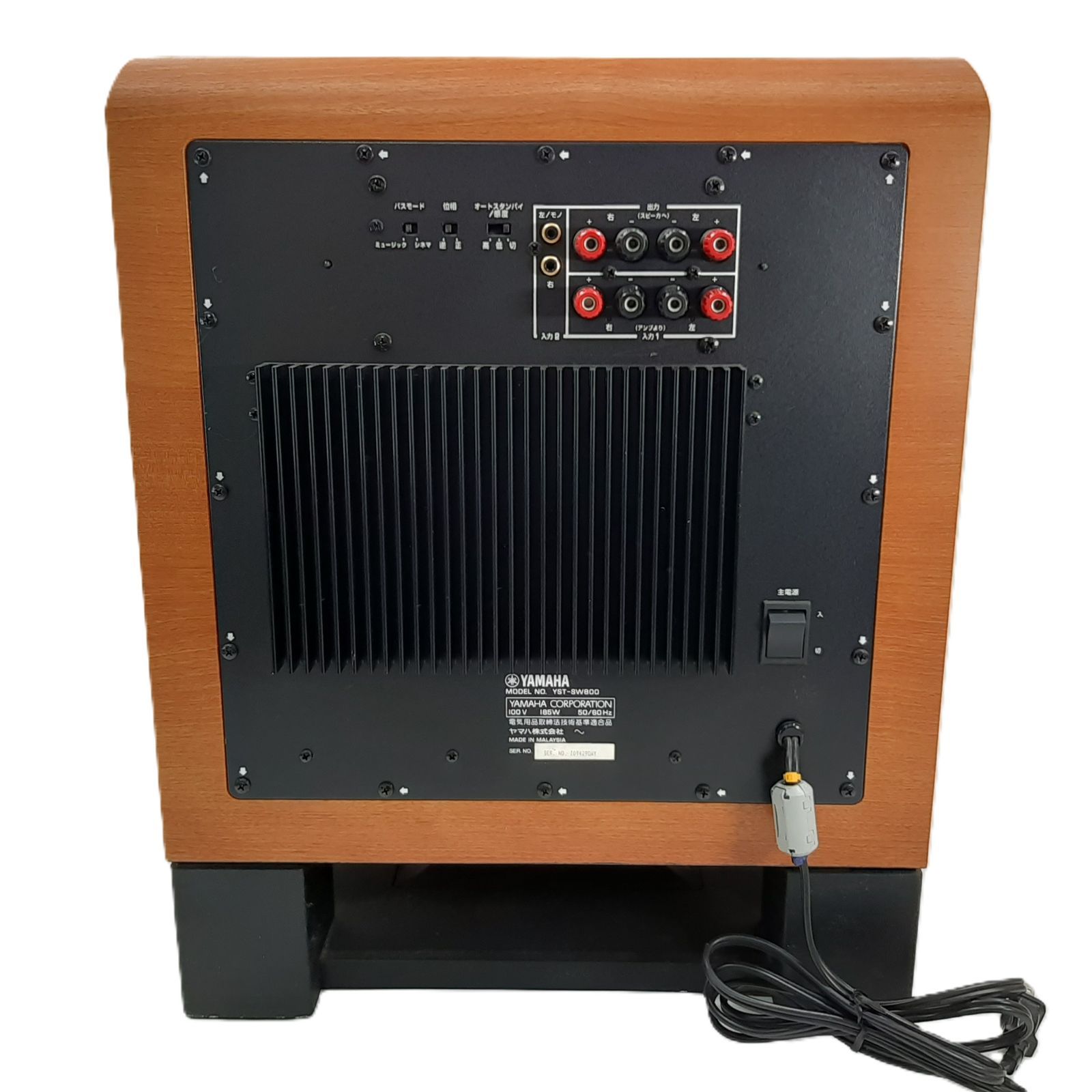 動作美品】① YAMAHA ヤマハ YST-SW800 スーパーウーファー YST-SW800