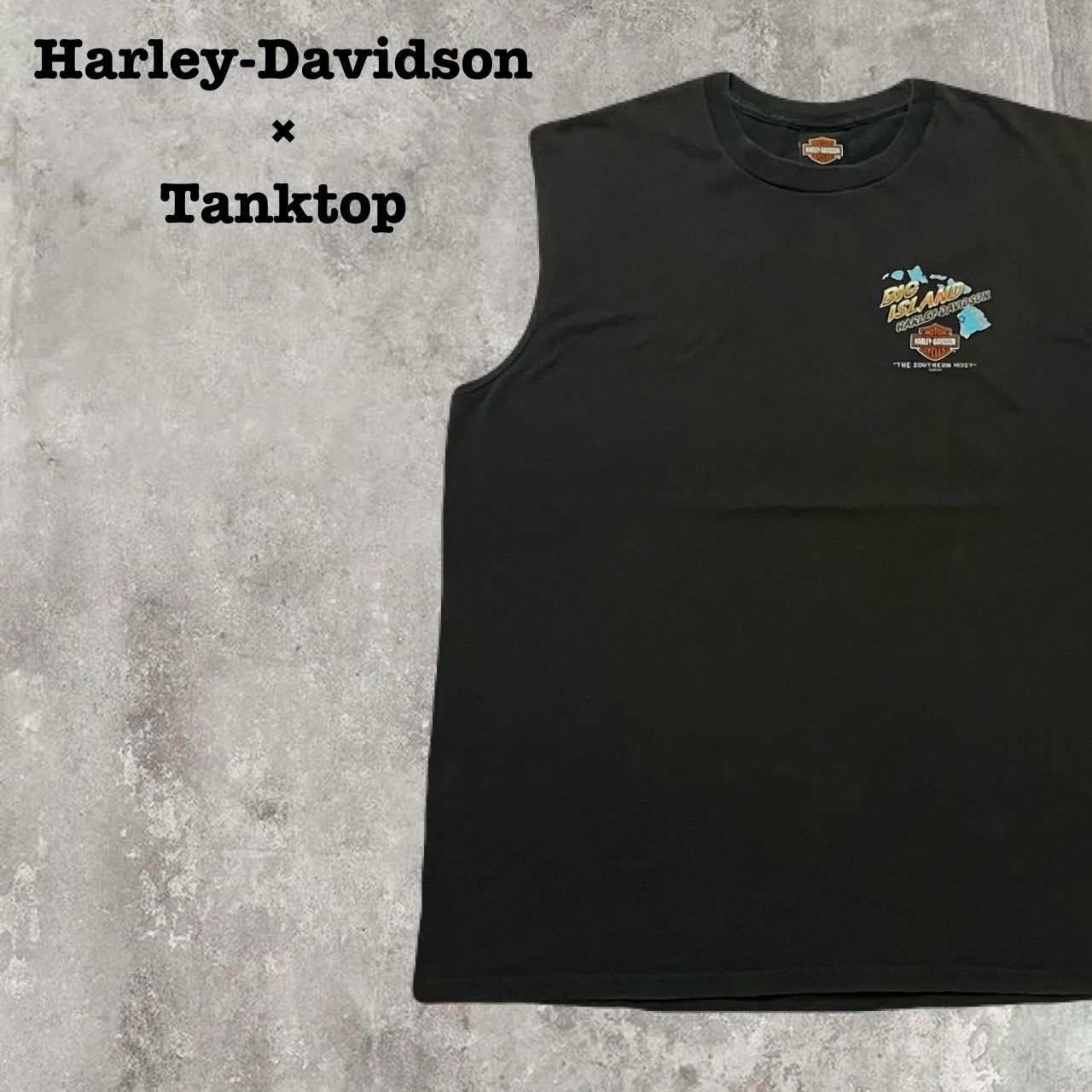ハーレーダビッドソン スリーブレス Tシャツ タンクトップ ビッグ 