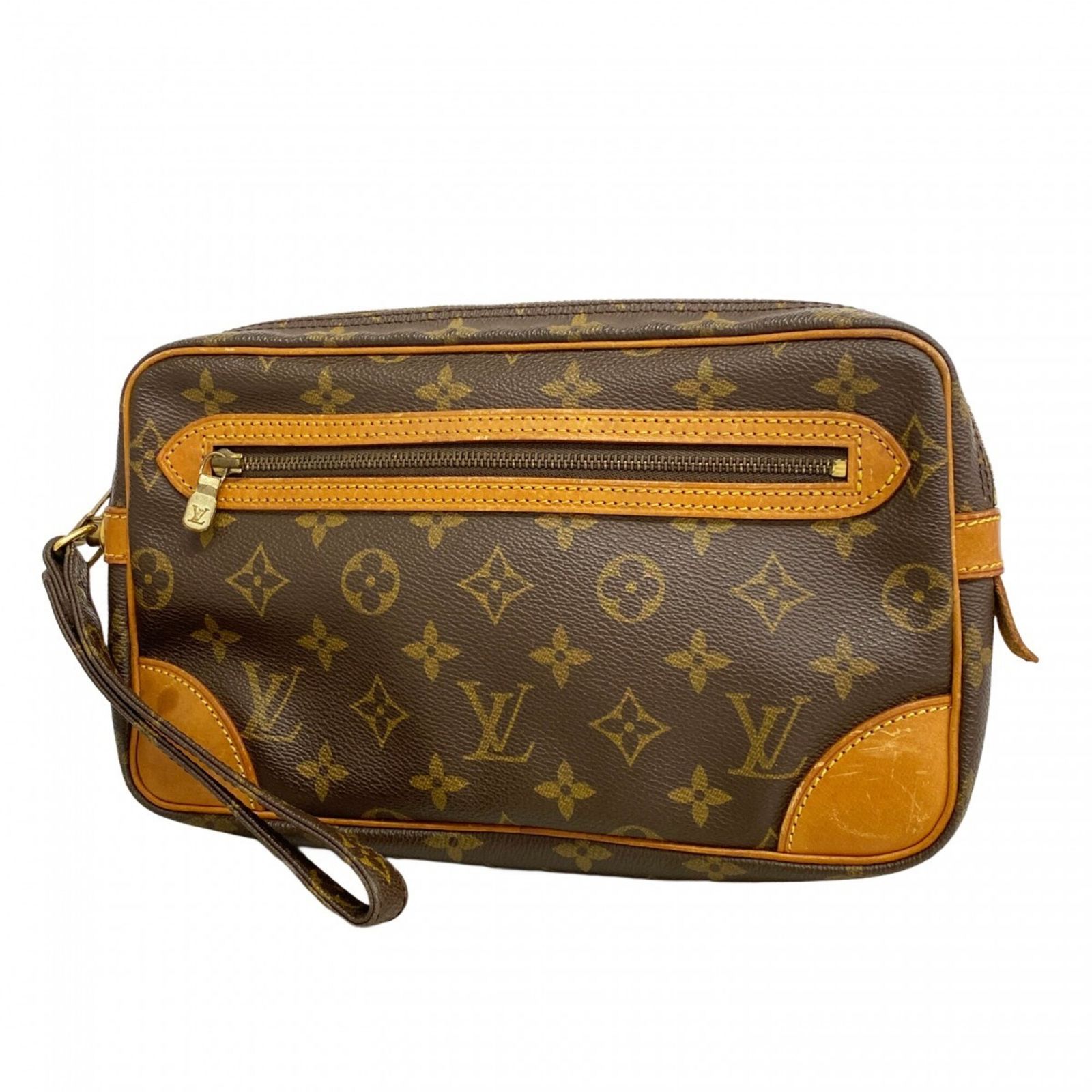 ルイ・ヴィトン(Louis Vuitton) ルイ・ヴィトン クラッチバッグ モノグラム マルリードラゴンヌGM M51825 ブラウンメンズ P2874886