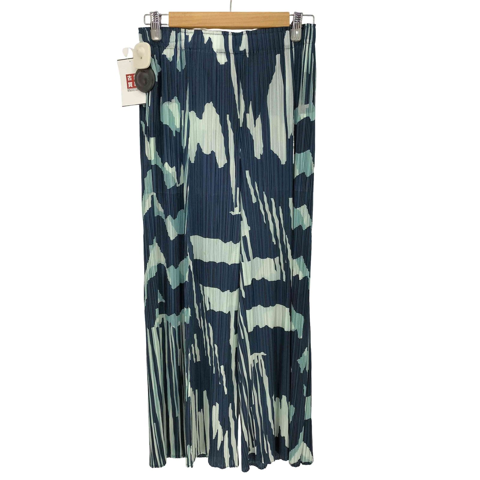 プリーツプリーズイッセイミヤケ PLEATS PLEASE ISSEY MIYAKE 25ss Refraction Pant Grayish Navy レディース JPN:4