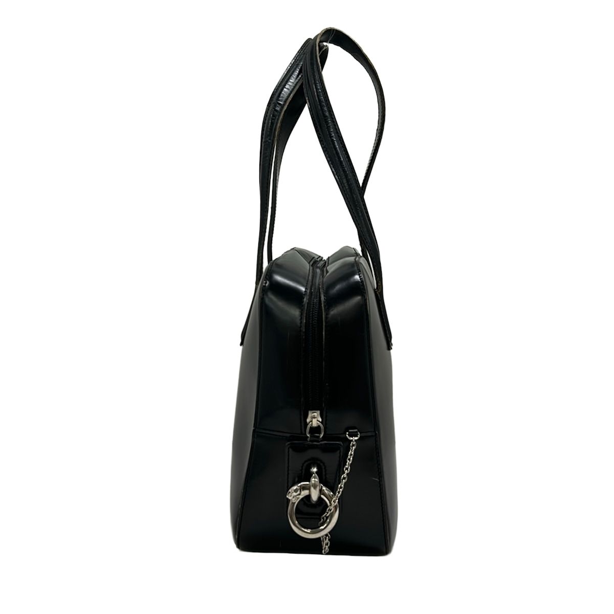Cartier(カルティエ) ショルダーバッグ パンテール 黒 レザー - メルカリ