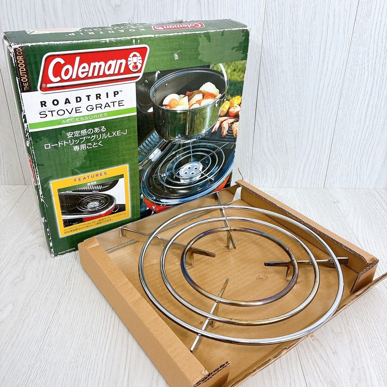 Coleman ロードトリップ M グリル LXE-J 専用ゴトク 五徳 コールマン