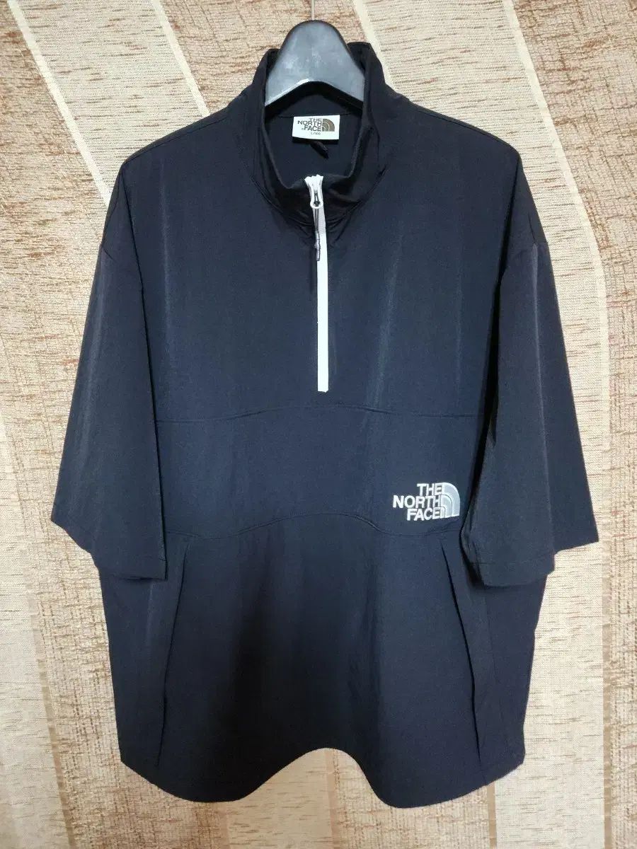 THE NORTH FACE ザノースフェイス ナイロン 半袖 ハーフジップアップ (L)