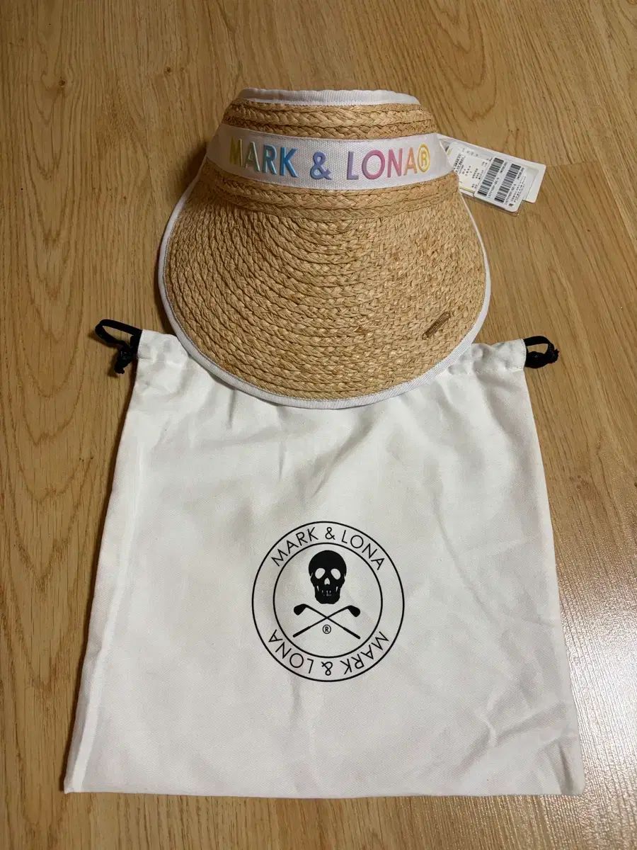 MARK & LONA マークアンドロナ 正規品 ラフィア ハット ラテン帽子 サンキャップ 新品