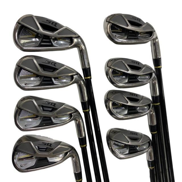 【中古】 ナイキ SasQuatch MachSpeed 8S アイアンセット IR BASSARA SQ510i (フレックスSR) メンズ 男性用 右利き 右用 Cランク ゴルフクラブ
