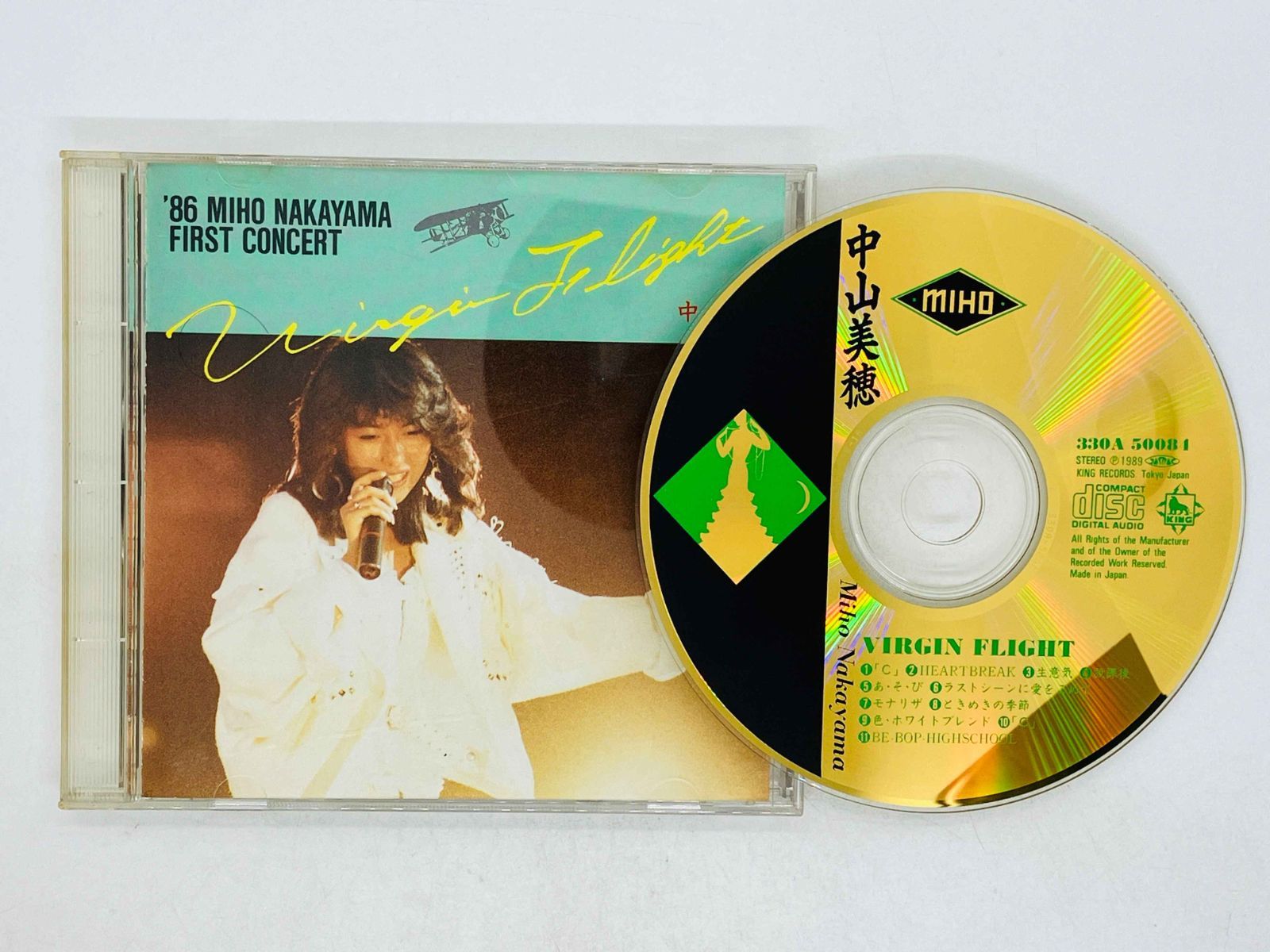 ゴールドCD 旧規格 中山美穂 / ファーストコンサート バージン