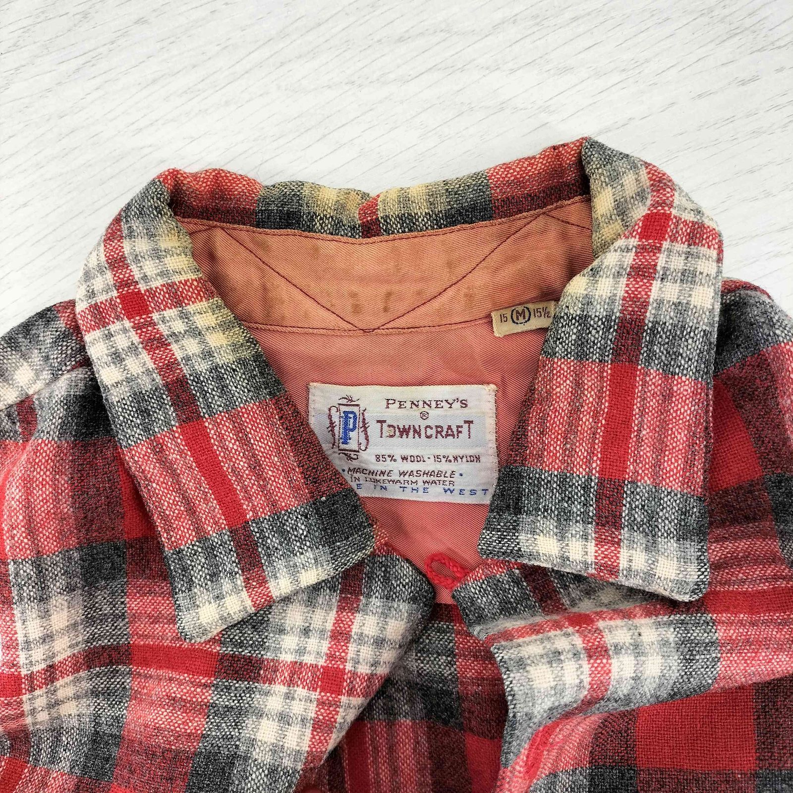 ペニーズタウンクラフト PENNEYS TOWNCRAFT 50s~60s Pタグ チェック 