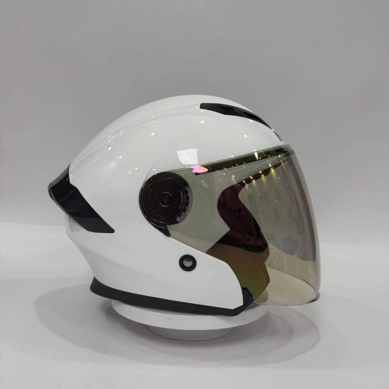 NEXXパールホワイトジェットヘルメット ミラーバイザー ダブルレンズ新品軽量 NEXX パールホワイト ジェットヘルメット ミラーバイザー ダブルレンズ