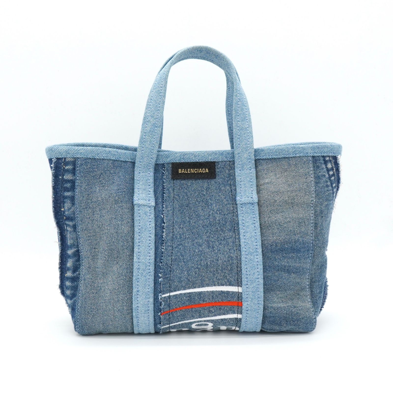 バレンシアガ バルベス デニム 2way ハンドバッグ ショルダーバッグ 