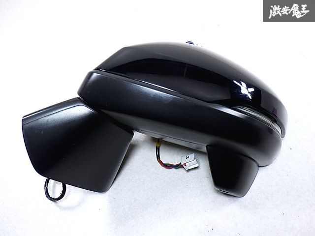 【動作OK】ホンダ 純正 DG5 WR-V ドアミラー サイドミラー 左 左側 LH 電動格納 7ピン NH731P クリスタルブラックパール 即納 棚P-1