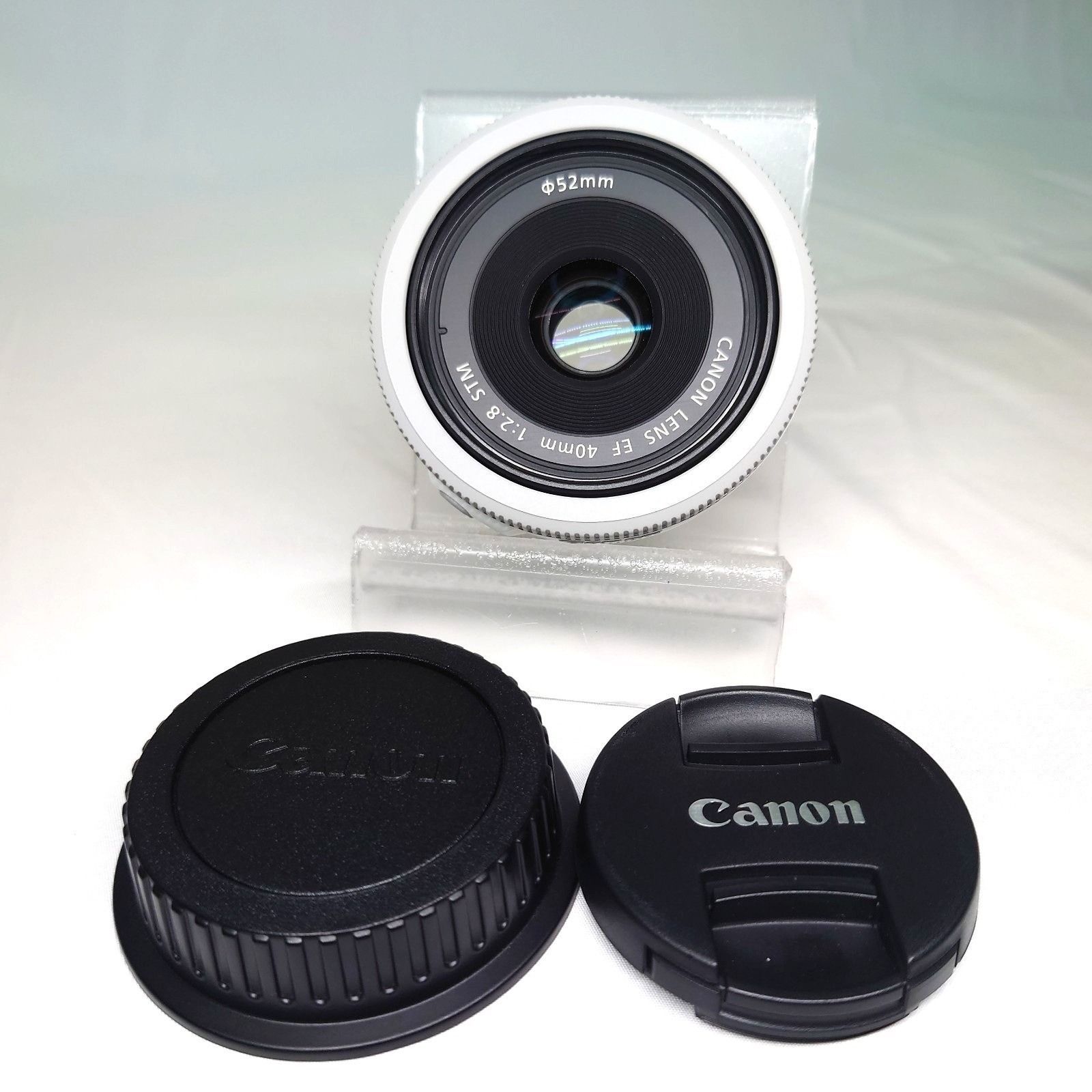 Canon キヤノン EF 40mm f/2.8 STM ホワイト 動作確認済み