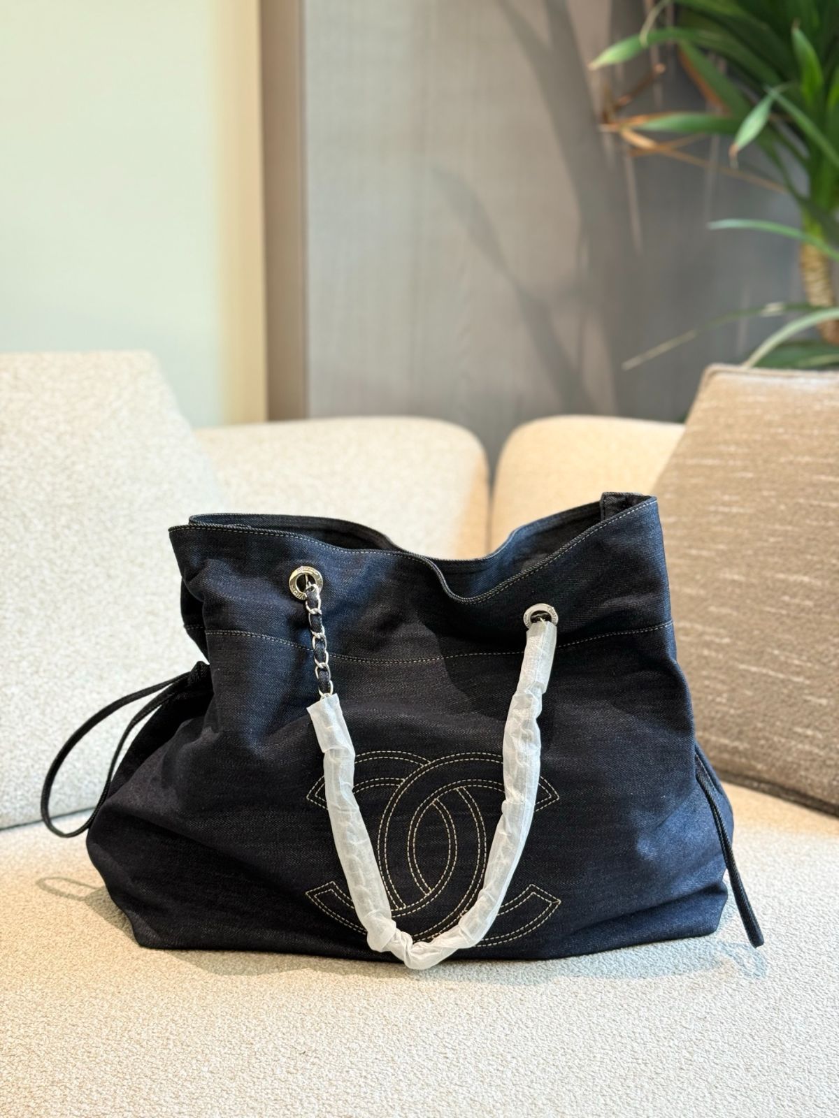 【今日特価】Herm?s キャンバス ショッピングバッグ 45cm!国内送料無料!限定在庫セール価格です!
