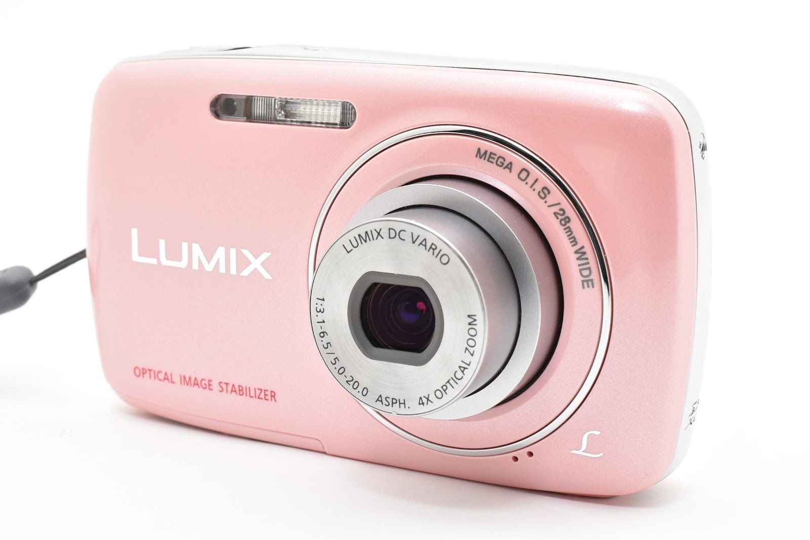 ★美品★ パナソニック Panasonic DMC-S1 ピンク デジタルカメラ ★ #8330