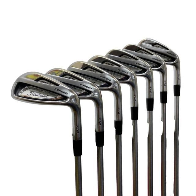 【中古】 タイトリスト Titleist AP2 714 8S アイアンセット IR 純正特注シャフト (フレックスS) メンズ 男性用 右利き 右用 Cランク ゴルフクラブ