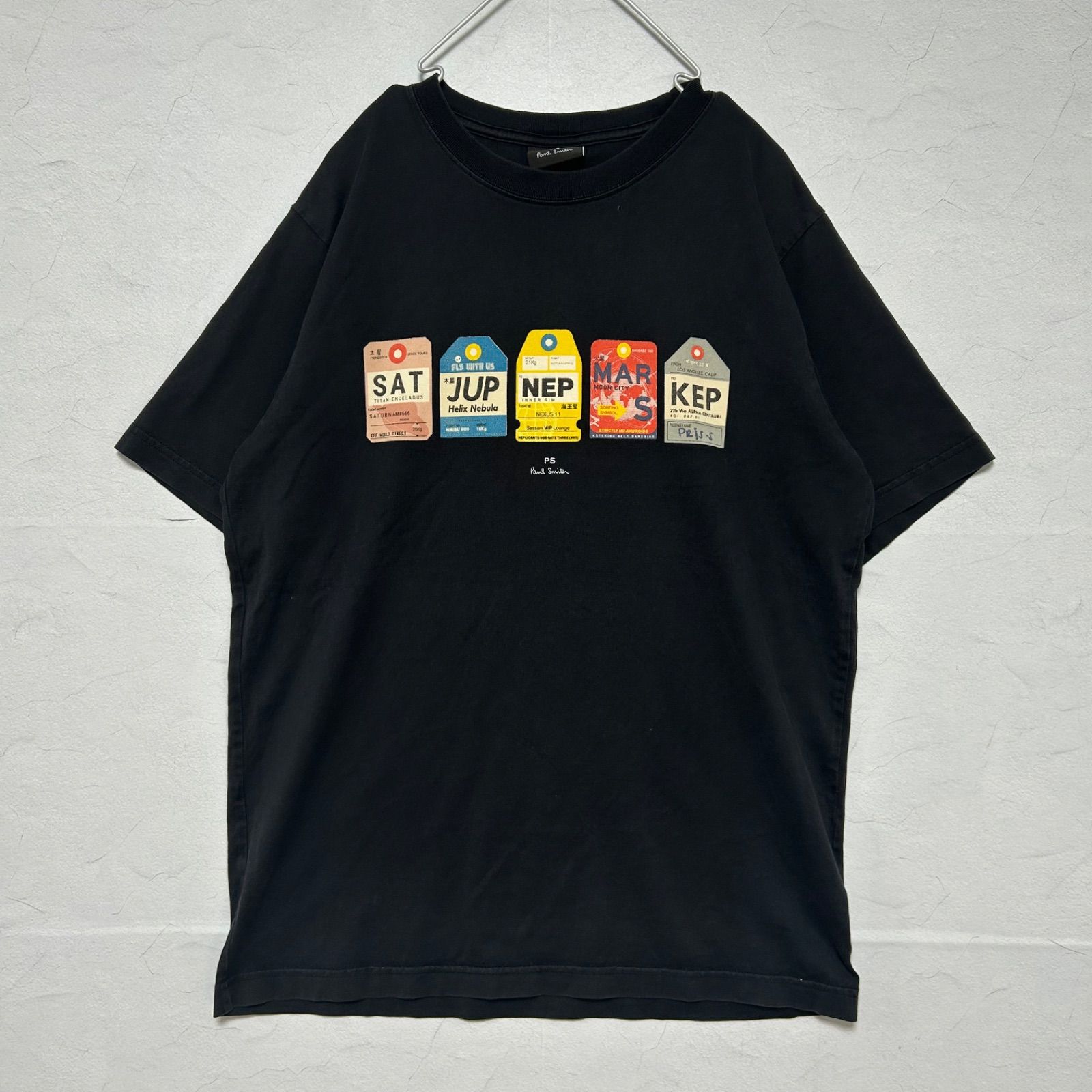 Paul smith ポールスミス 惑星T シャツ アートタグ グラフィック 