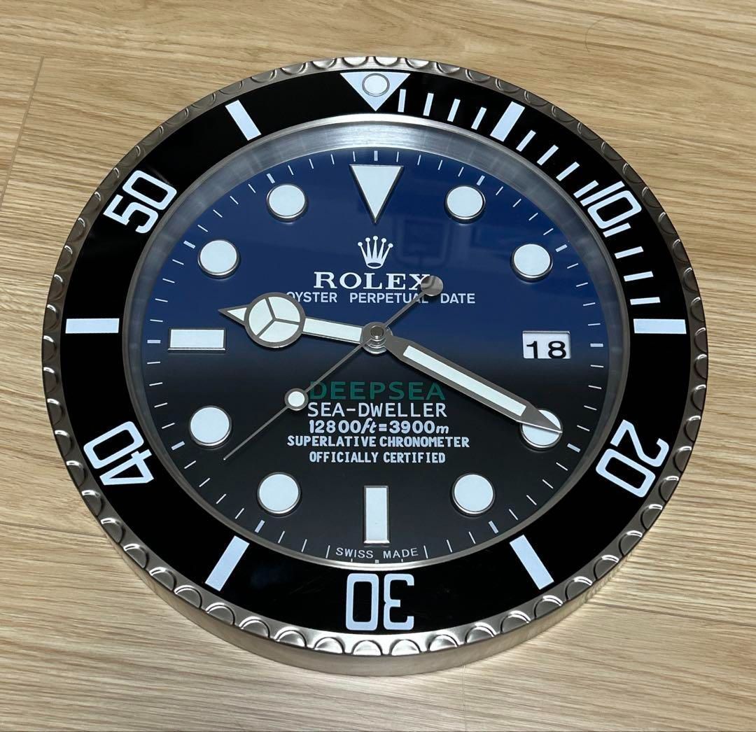 海外販促品 新品 ROLEX掛け時計 シードゥエラー　デプシー
