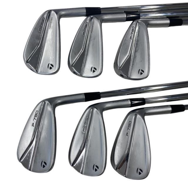 【中古】 テーラーメイド Taylor Made P・790(2021) 6S アイアンセット IR 純正特注シャフト (フレックスS) メンズ 男性用 右利き 右用 Cランク ゴルフクラブ