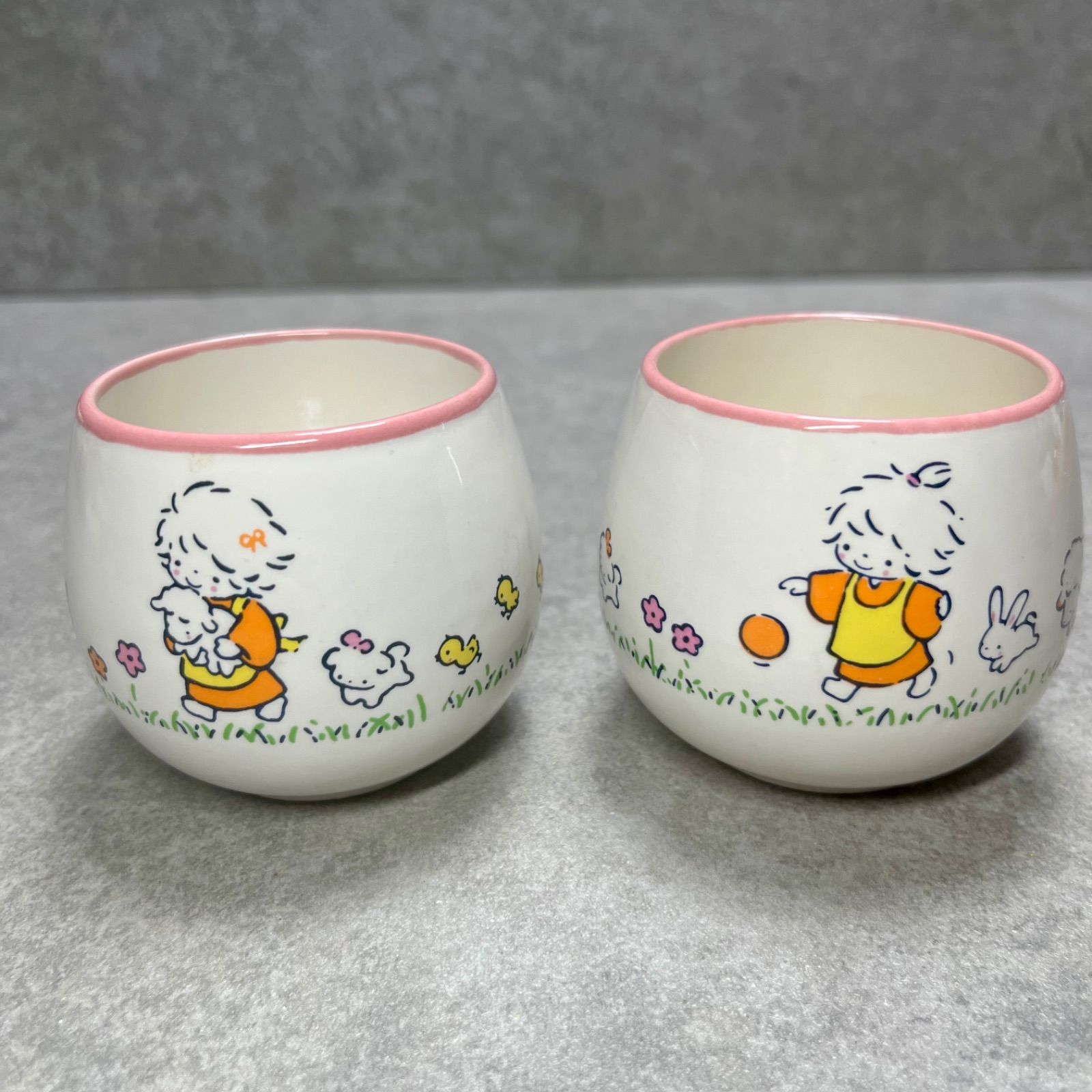 風の子さっちゃん タイニーポエム 急須 湯呑み 食器 昭和レトロ