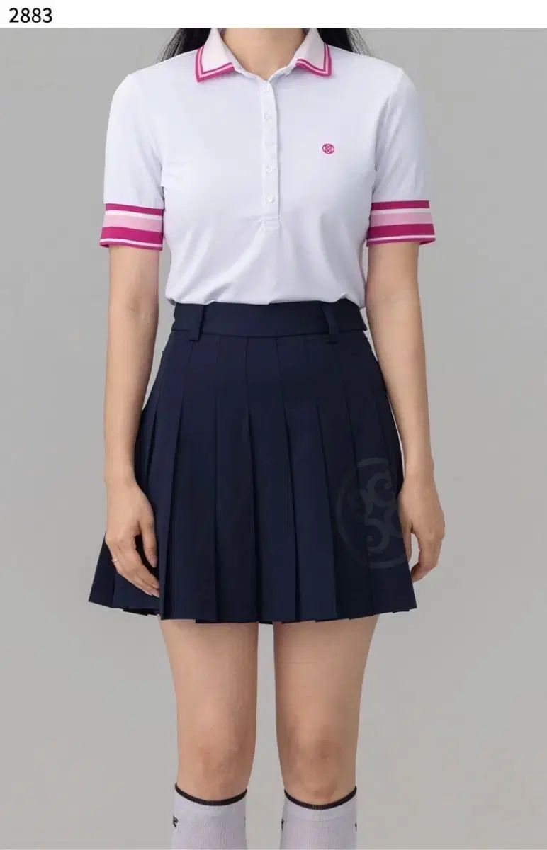 G FORE(ジーフォア)メッシュ ツートン バイカラー カラーTシャツ