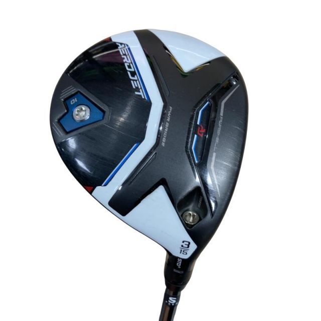 【中古】 コブラ cobra AEROJET 3W フェアウェイウッド FW 純正特注シャフト (フレックスS) メンズ 男性用 右利き 右用 Cランク ゴルフクラブ
