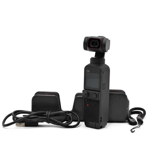 <良品> DJI Pocket 2|vlogカメラ|3軸ジンバル搭載|手持ちスタビライザー|4Kカメラ|動作良好|外観きれい|ケース付き|実用性に優れたモデル
