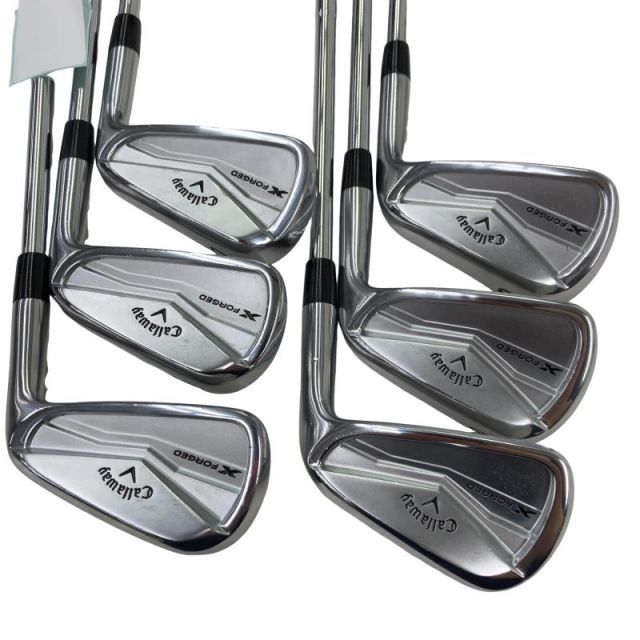 【中古】 キャロウェイ X FORGED(2024) 6S アイアンセット IR Dynamic Gold MID 115 (フレックスS) メンズ 男性用 右利き 右用 Cランク ゴルフクラブ