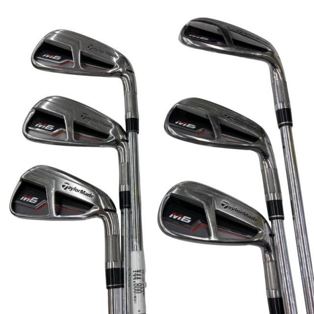 【中古】 テーラーメイド M6 6S アイアンセット IR RE-AX 85 STEEL (フレックスS) メンズ 男性用 右利き 右用 Dランク ゴルフクラブ