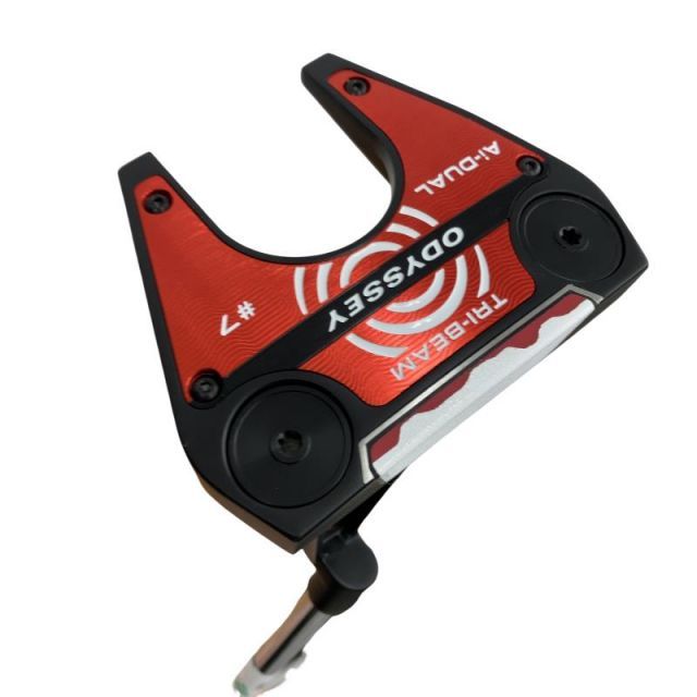 【中古】 オデッセイ Ai-DUAL TRI-BEAM #7 CH(カスタム) パター PT 純正特注シャフト (フレックスその他) メンズ 男性用 右利き 右用 Bランク ゴルフクラブ