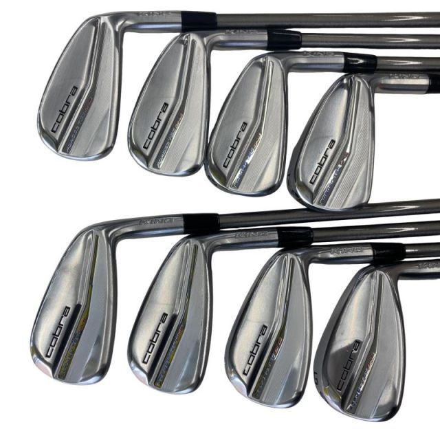 【中古】 コブラ KING FORGED TEC ONE LENGTH(2022) 8S アイアンセット IR 純正特注シャフト (フレックスその他) メンズ 男性用 右利き 右用 Cランク ゴルフクラブ