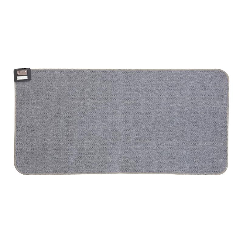 Mofua ホットカーペット 1畳 本体 176×88cm 温度調節 こたつ併用可 ダニ退治 コンパクト収納 電気ホットマット 足元 暖房 一畳 グレイ MFU101H 0