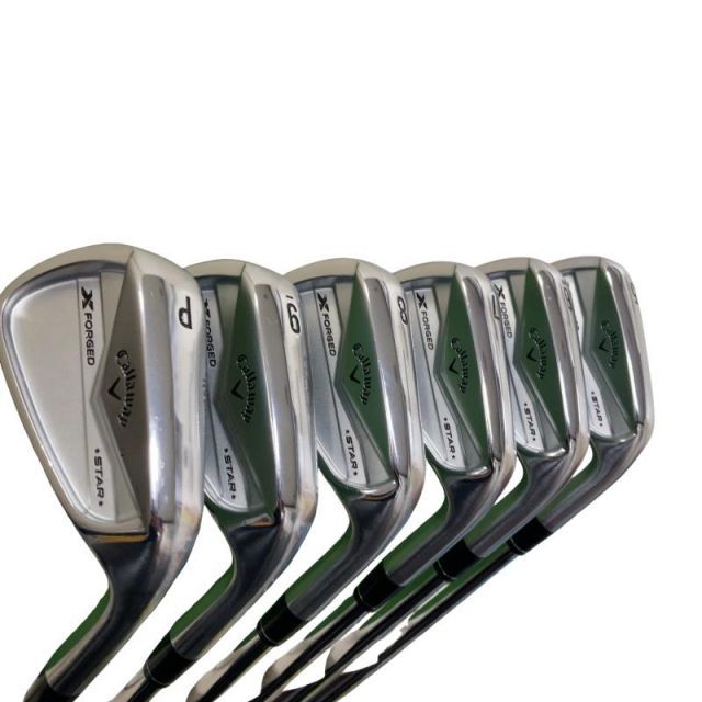 【中古】 キャロウェイ X FORGED STAR(2024) 6S アイアンセット IR NS PRO 950GH neo (フレックスS) メンズ 男性用 右利き 右用 Cランク ゴルフクラブ