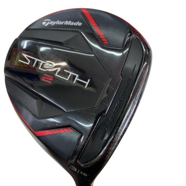 【中古】 テーラーメイド STEALTH2 3W フェアウェイウッド FW TENSEI RED TM50(STEALTH FW) (フレックスS) メンズ 男性用 右利き 右用 Cランク ゴルフクラブ