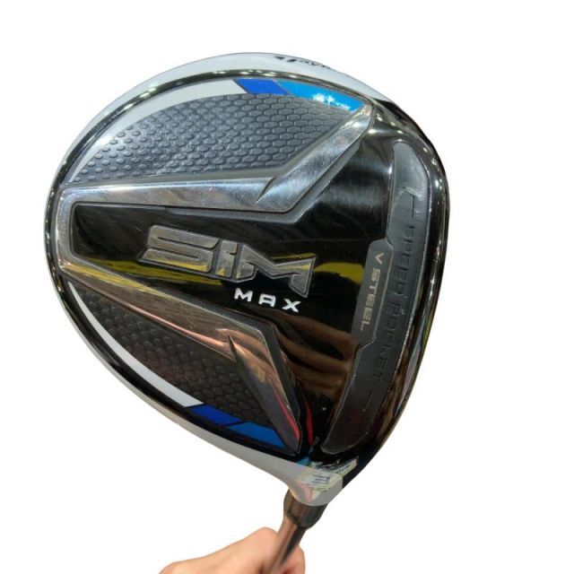 【中古】 テーラーメイド SIM MAX 3W フェアウェイウッド FW TENSEI BLUE TM50(FW) (フレックスS) メンズ 男性用 右利き 右用 Cランク ゴルフクラブ