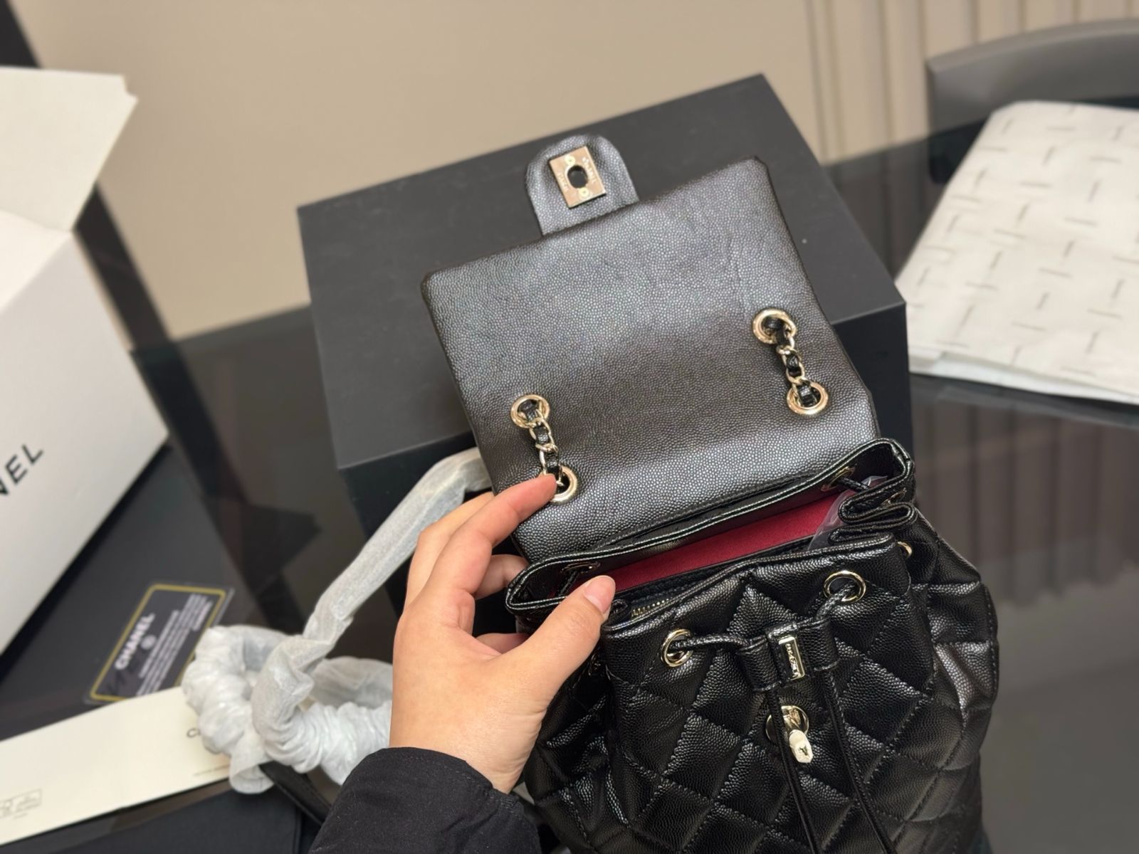 今日特価】Chanel 24P Backpack シャネル 24P バックパック - メルカリ