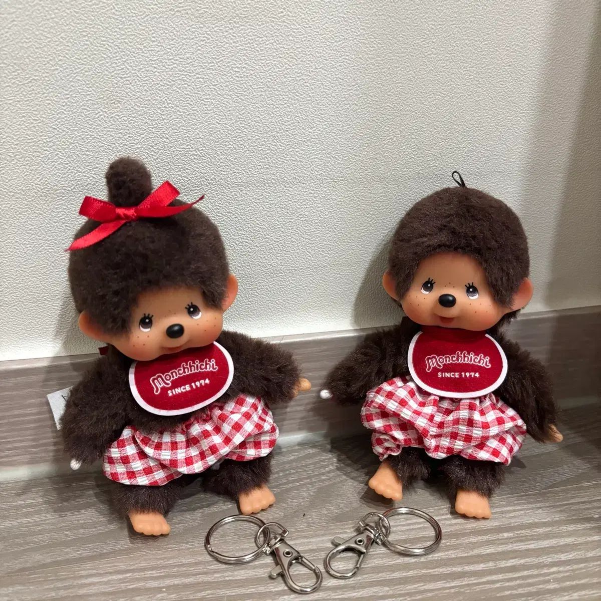 モンチッチちゃん + モンチッチくんキーホルダーセット
