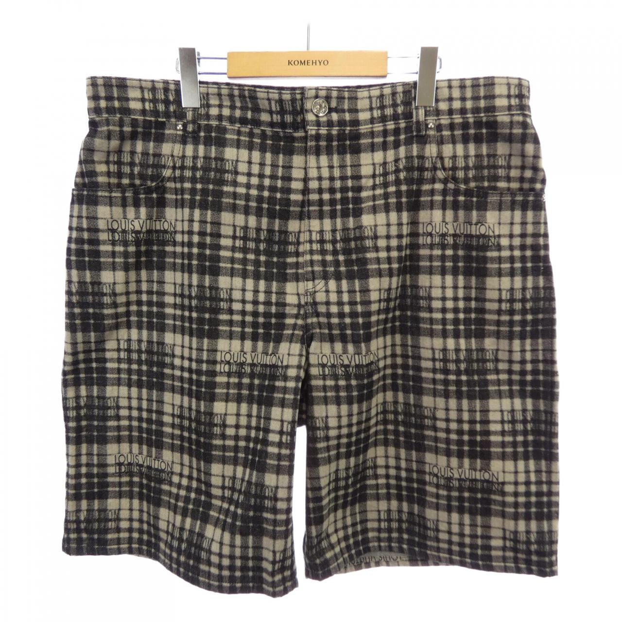 ルイヴィトン LOUIS VUITTON チェックデニムショーツ HPD90WARA ショートパンツ